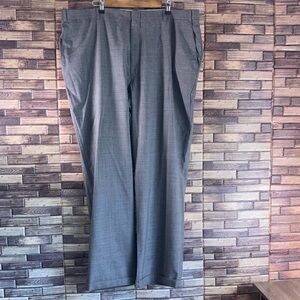 Vintage Mens L.L Bean Gray Pleated Pants Size 42